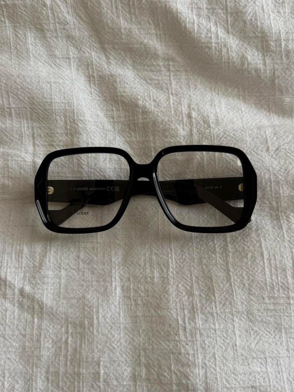 Loewe Black Oversized Eyeglasses